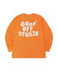 Gupeuopeuseutyudio Gofs Main Logo Long Sleeve - Orange