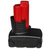 Lithium-ion Battery Plastic Casing PCB Protection Circuit Box Hhousing 6Ah Sticker  For Milwaukee  M-12 Li-ion Battery