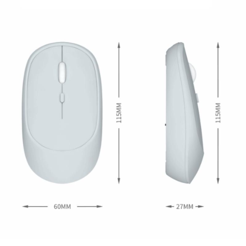 Dual-Modus Kontrastfarbe Bluetooth 2.4G Drahtlose Maus für Handy, Tablet, iPad und Notebook