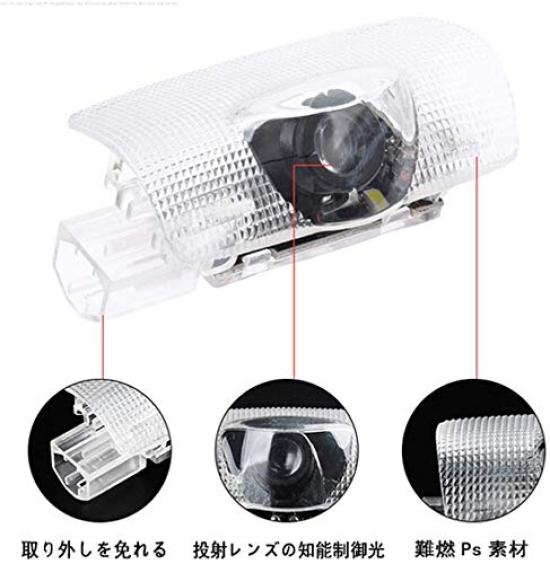 Courtesy Door Welcome Door Courtesy Laser Logo LED Logo Projection Ghost Lexus LS ES IS LX RX GX Door Set of 2 Lights, Lights, Lamps, Lights, Shadow,