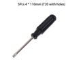 5Pcs Small Screwdriver For T15 For T20 For T25 For T30 For Torx Head Tamper Proof Security Screw Bolt Hole Screwdriver