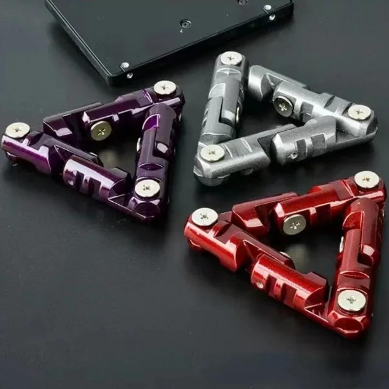 Metal Infinite Flip Over Chain Stress Reducing Toys Antistresse Fidget Gadgets Relieve Stress Reducing Novelties Exercise Palms