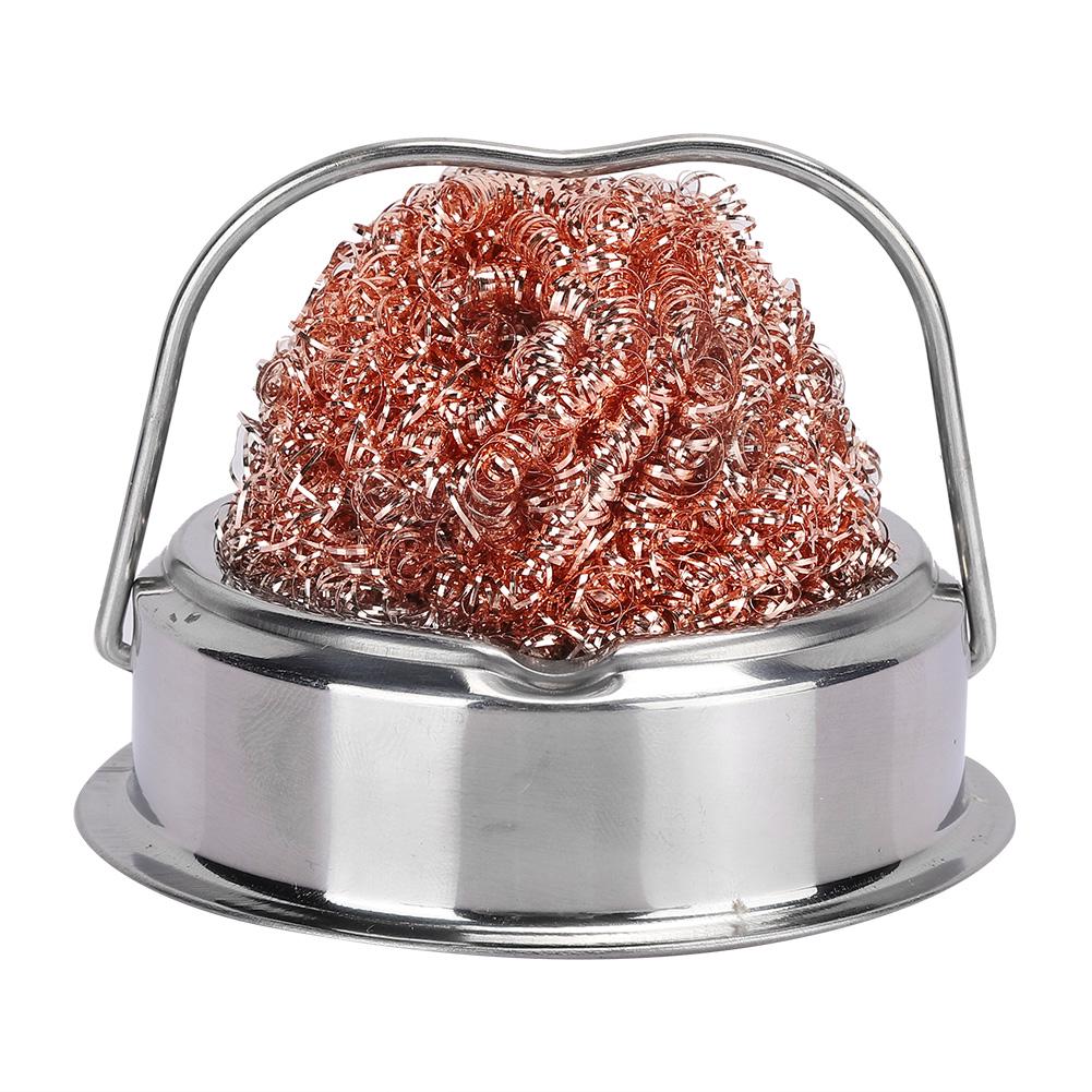 

Soldering Iron Tip Cleaner Welding Nozzle Cleaner Stainless Steel Wire Balls with Base