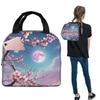 Sakura Cherry Blossom Japanese Flowers Insulated Lunch Bag for Women Children Portable Food Boxes Thermal Lunch Box Tote