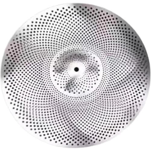 

Yellowant Low Volume Mute Hi-Hat Crash and Ride Practice Cymbals for Beginners and Drummers (18-inch per Cymbal)