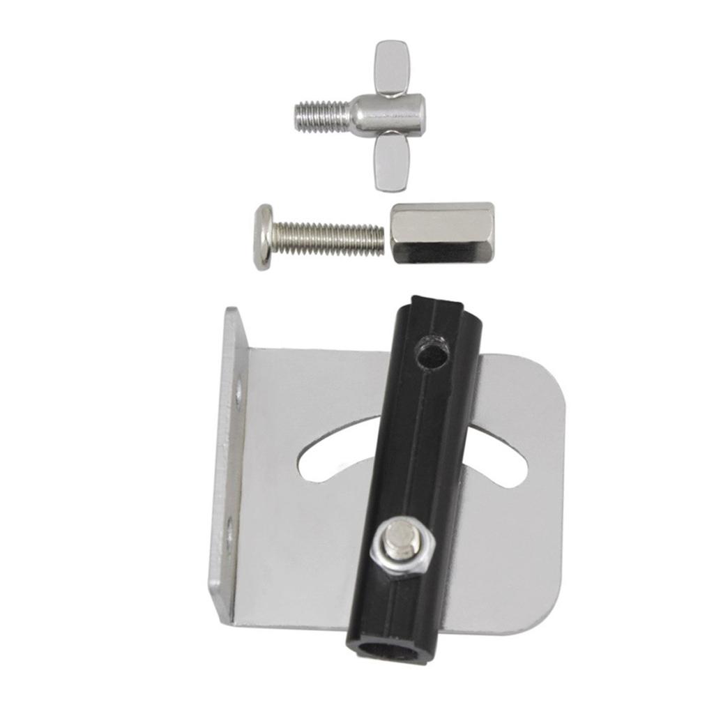 2Pcs Durable Easy To Install Hardware Accessory Repair Snare Drum Strap Mounting Rack with Screws Metal for Professional