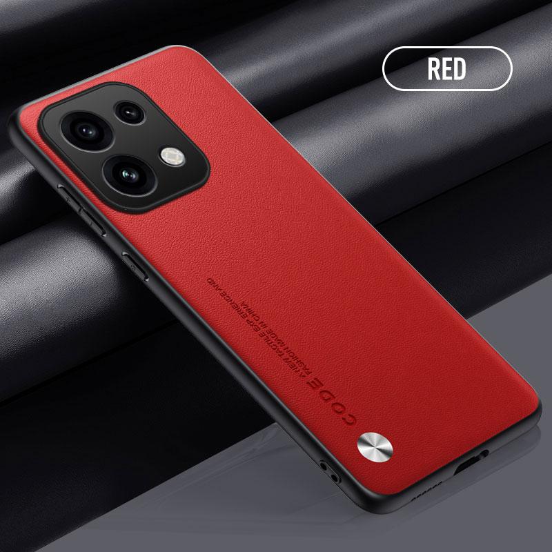 EUCAGR Роскошный чехол из ПУ-кожи для OPPO Reno 16 Pro Ударопрочная задняя крышка для OPPO Reno 16Pro Reno16Pro Бампер Fundas OPPO Reno 16 Pro красный