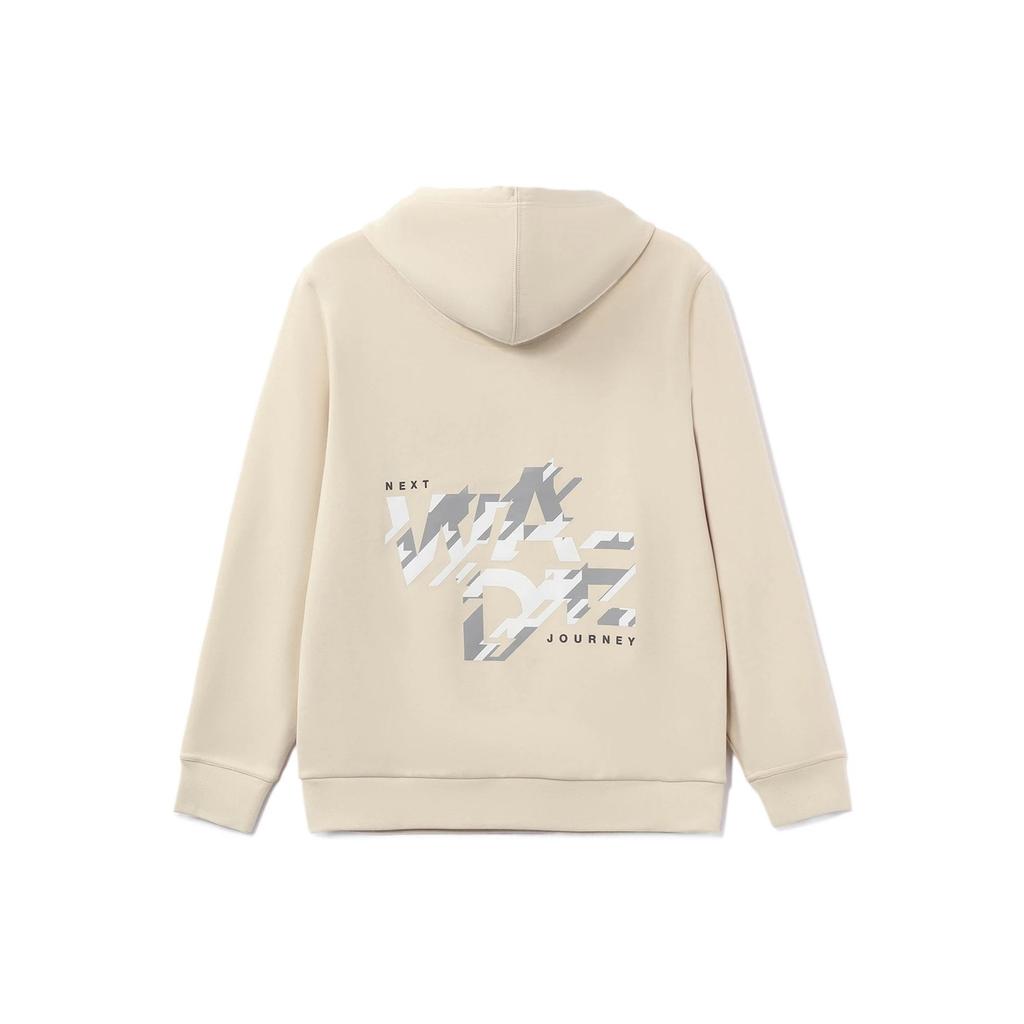 Li-Ning Way Of Wade Reflective Graphic Hoodie 'Beige' Men's AWDR795-2
