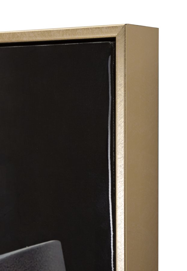 Laquared Wall Panting With Frame  Wien Hat -B-  Cm 62X4X92