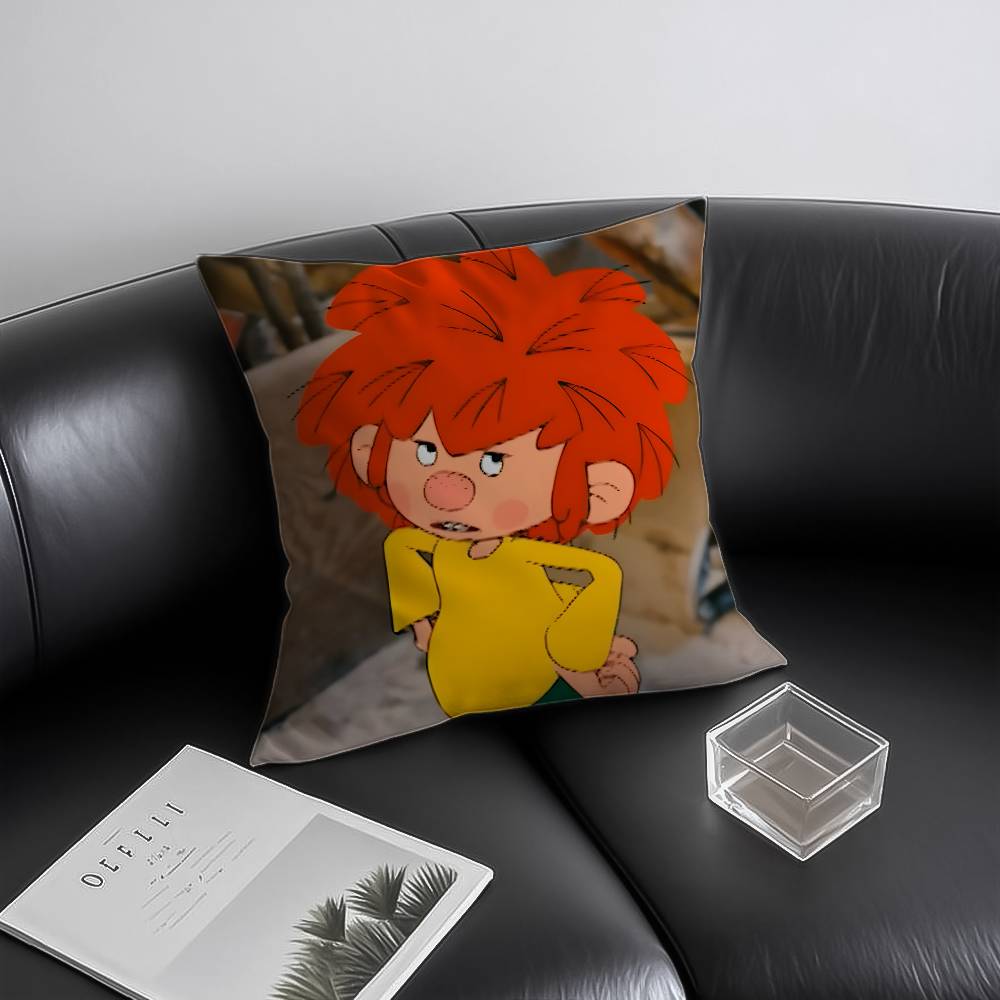 Federa Cuscino M-Meister E-Eder und Sein P-Pumuckl Federa Cuscino Anti-acaro Cerniera nascosta morbido peluche corto Copricuscino per Divano