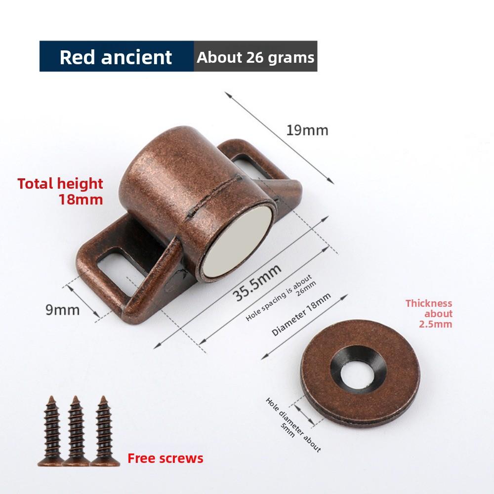 Magnetická dvířka skříňky Zachycují ultratenkou zarážku do zavření skříně Domácí nábytek Hardware Příslušenství