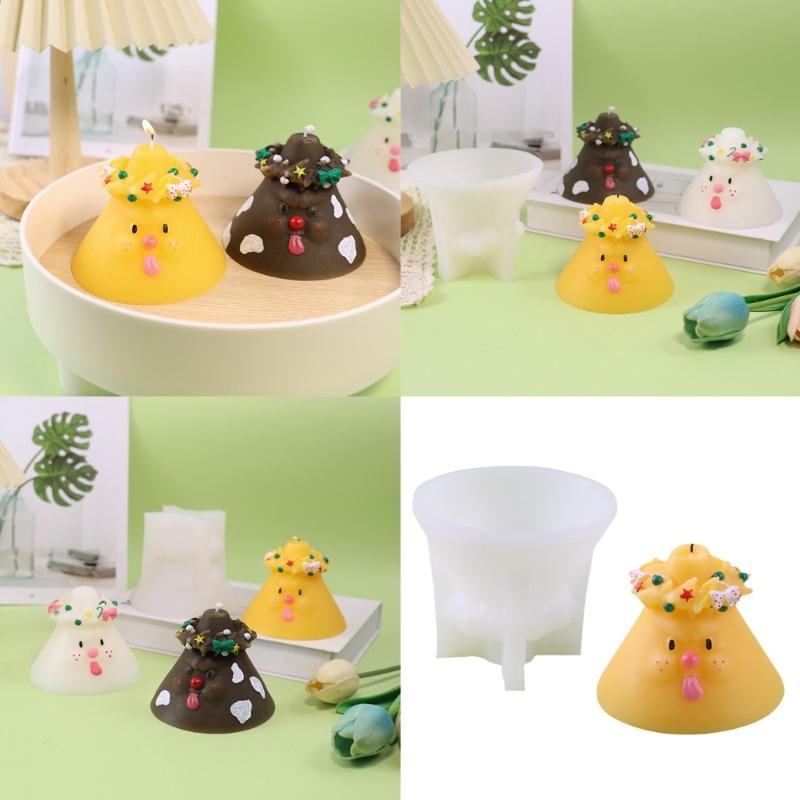 Christmas Wreath Silicone Candle Molds Soap Making Molds Resin Silicone Molds for Epoxy Resin Candle Home Decoration