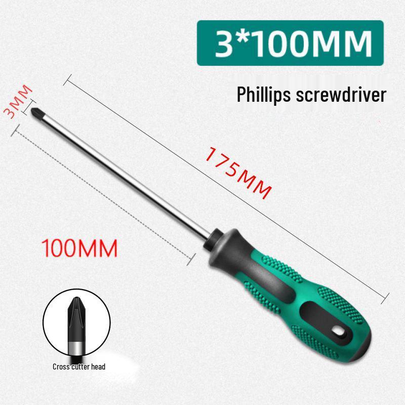 High-Strength Magnetic Screwdriver Set: Phillips, Slotted & Awl