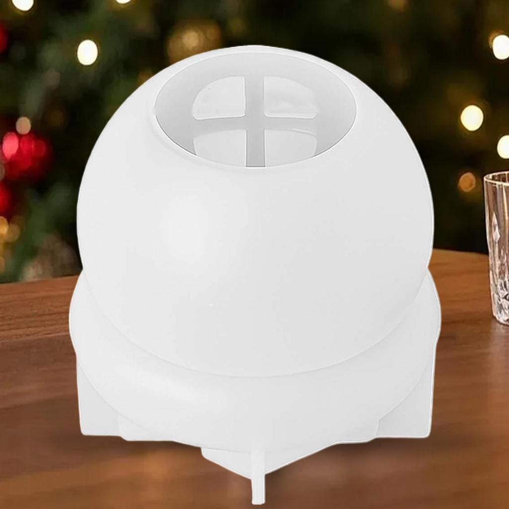 Christmas Mold Santa's Cottage Resin Casting Clay Craft House Mold Candle Making for Decorative Christmas Thanksgiving Fall