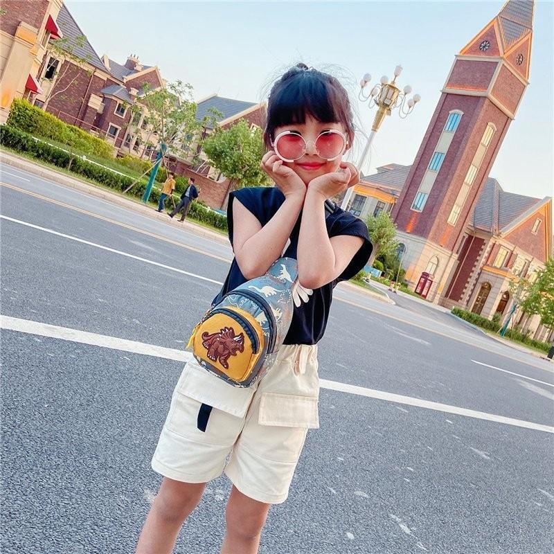 Tyrannosaurus Rex Unicorn Pterodactyl Chest Bag Childrens Cartoon Animal Bag