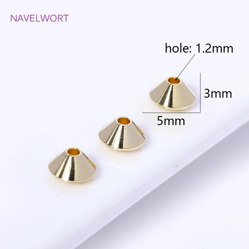 

Brass 18K Gold Plated UFO Beads Spacer Beads DIY Bracelet Making Accessories,High Quality Loose Beads Jewelry Material Wholesale 30 pieces