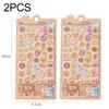 1pc 3D Relief Journal Decorative Stickers Kawaii Candy Ghost Bread Drop Scrapbooking Phone Stickers Stationery Sticker TMZ