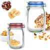 laffeya 20 Reble Mason Jar Bags for Cookies, Nuts, Candies, Great for Picnics, Camping, Sealable Spice Storage Bags