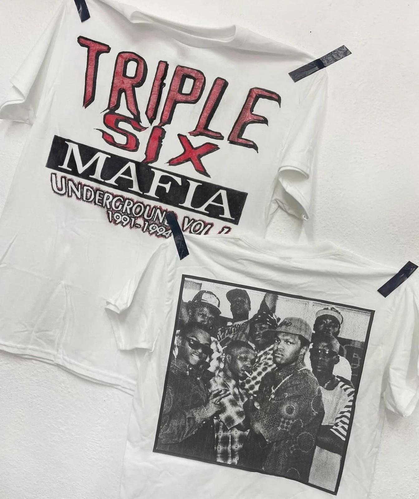 Vinatge Triple Six Mafia shirts L