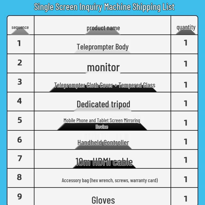 Tianying Shitong TY-T20 Teleprompter for Photography and Videography