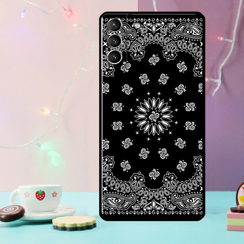 Royal Bandana Paisley Phone Case For Samsung Galaxy S24 Ultra S20 S21 S22 S23 S25 Ultra S9 S10 Plus S24 FE Cover