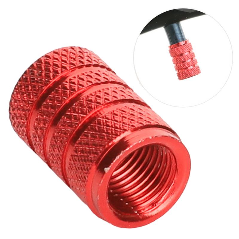 Tire Valve Cover Caps 4PCS Dustproof Valve Covers Aluminum Alloy Valve Dust Caps Wheel Air Caps Cover Dust-Proof Stem Covers For