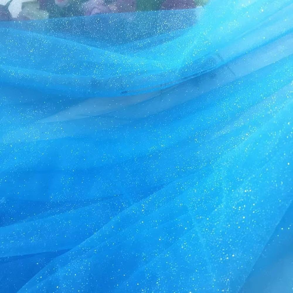 

45cmX150cm Mesh Sparkle Fabric DIY Sewing Sparkle Tulle Fabric New Decoration Material