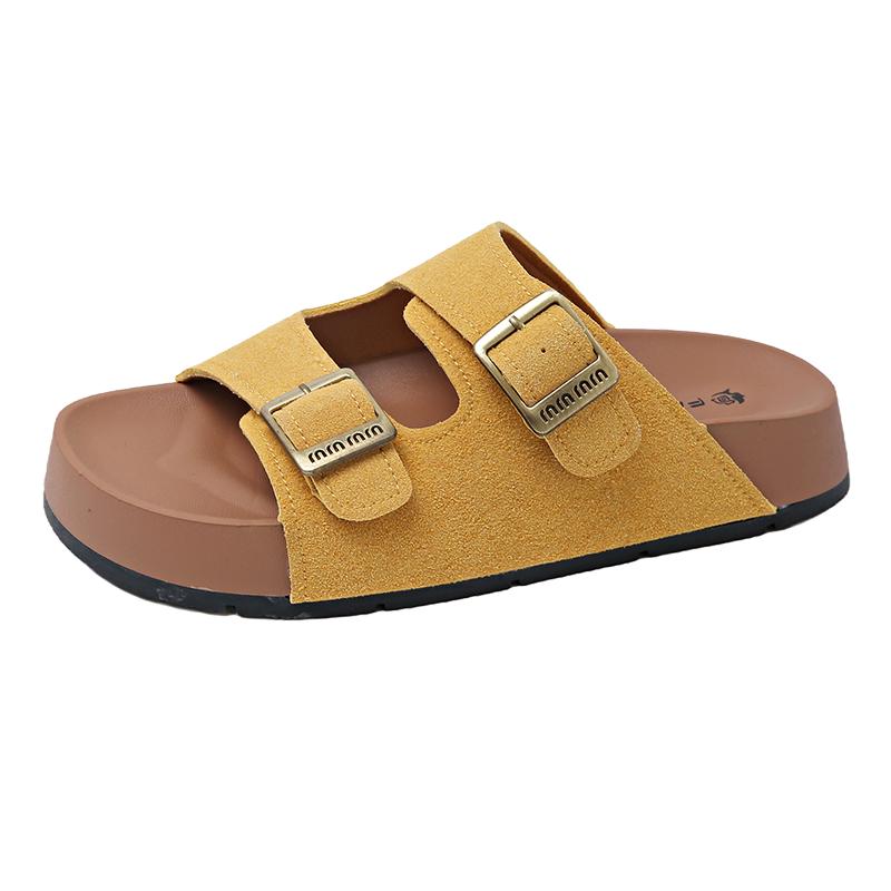 Fashion Shoes Slippers Casual Platform Summer Clogs Woman Pantofle Slides Luxury Beach 2025 Soft Fashion Concise Leisure Slippers Casual