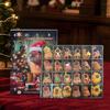 Capybara Advent Calendar Xmas Countdown Calendar Cute Capybara Christmas Ornaments 24pcs 3D Cute Capybara Christmas tree Pendant