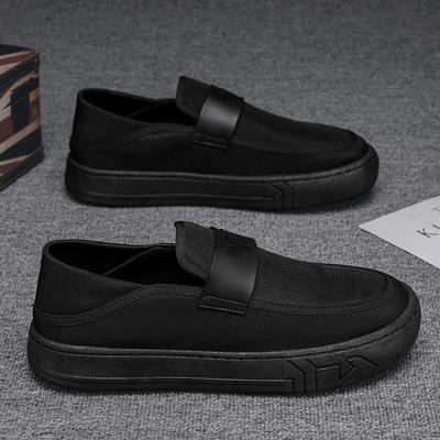 Chaussures Vulcanisées pour Homme Chaussures Classiques Basses en Toile Chaussures Décontractées en Toile Respirante Chaussures de Skateboard Mode Chaussures de Sport Lacées pour Homme