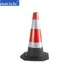 Rubber Traffic Safety Cone with Reflective Strip