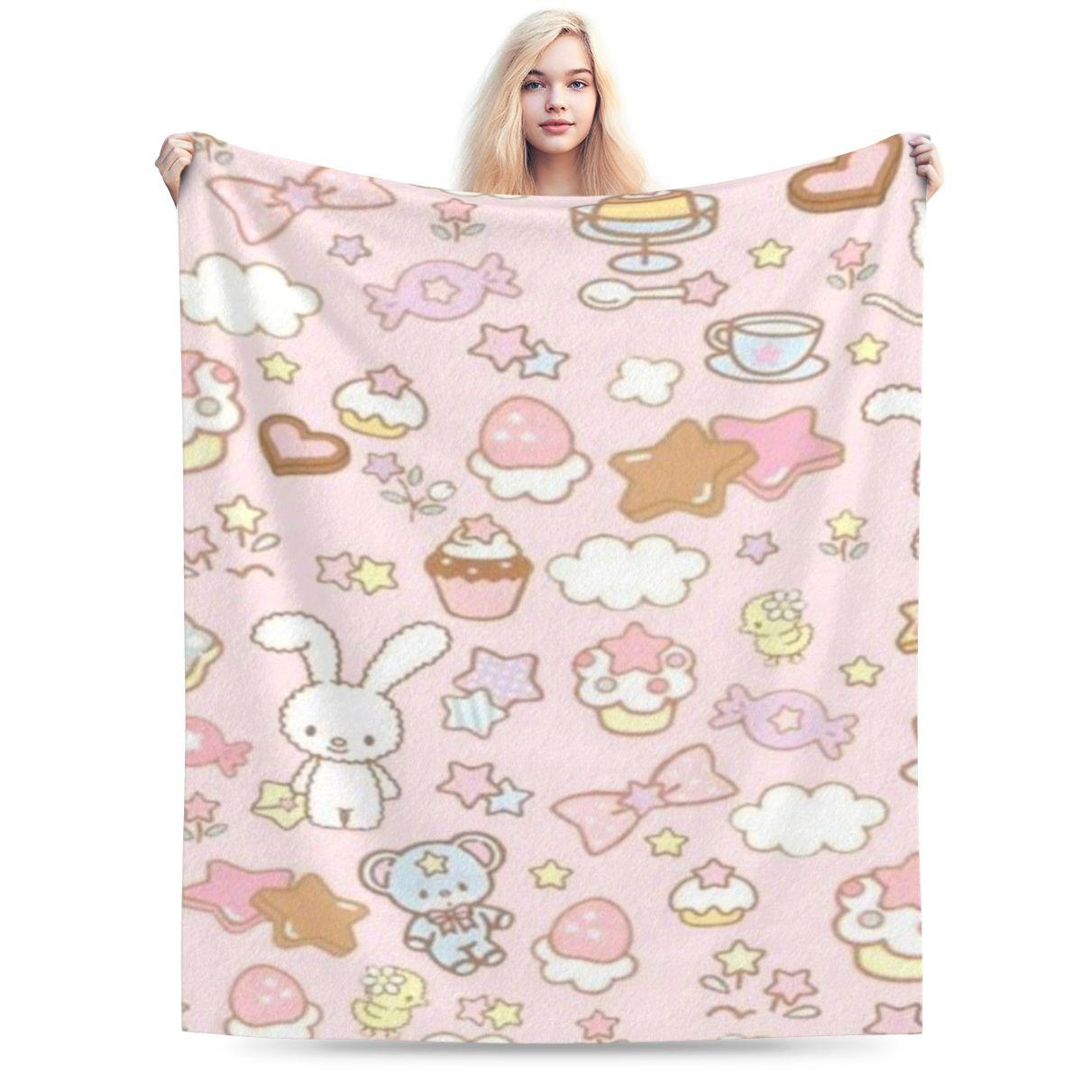

Pastel Kawaii Personalized Warm Party An UltraSoft Micro Fleece Blanket 75x100cm 30x40in