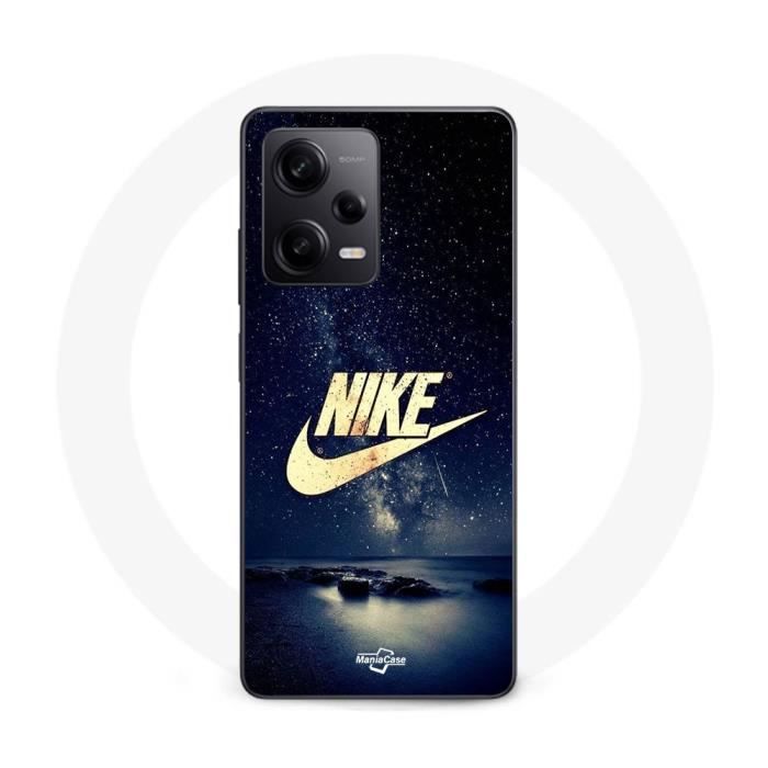 Coque Maniacase pour Xiaomi Redmi Note 12 Pro 5G nike logo doré nuit étoilé