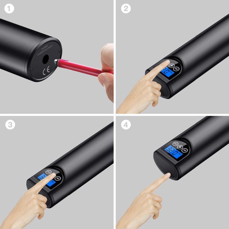 12V 150PSI Air Compressor Electric Air Pump with Tire Pressure LCD Display Wireless Portable Tire Inflator for Car Bicycles