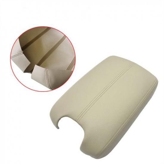Beige Color Car Center Armrst Box Leather Cover Pad For Honda Accord 08 09 10 11