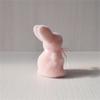 Holiday Decoration Soft Touching Bunnies Figurines Color Option Rabbit Ornament for Home and Party Table Decoration 1PC