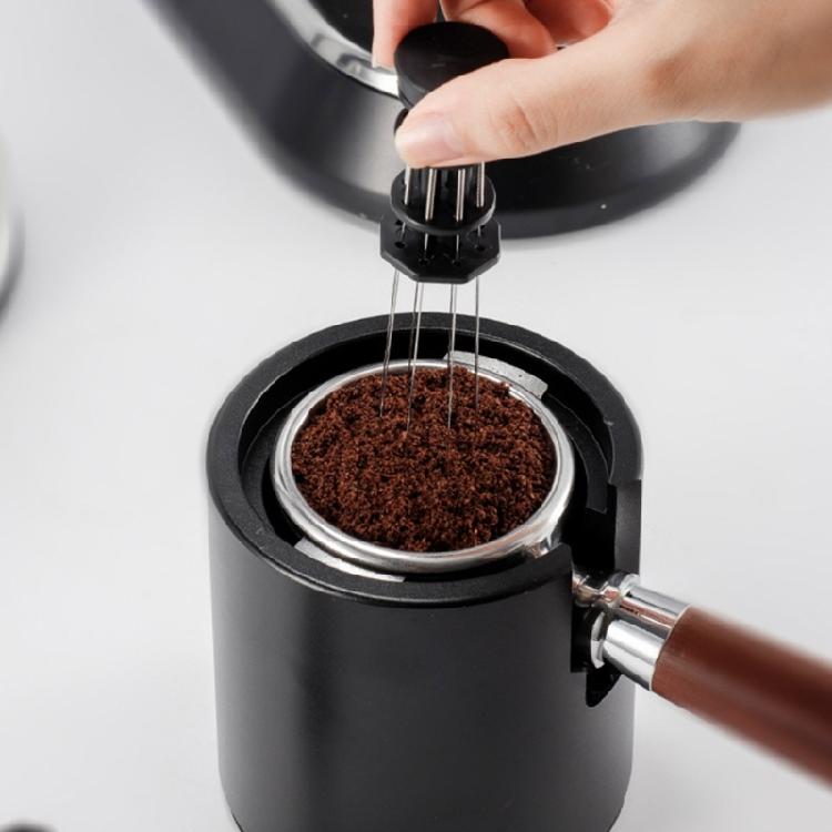 Espressokaffespadel Professionell Pulvernål Pulverfördelningsverktyg Kaffepulvernål ABS-struktur för kaffe