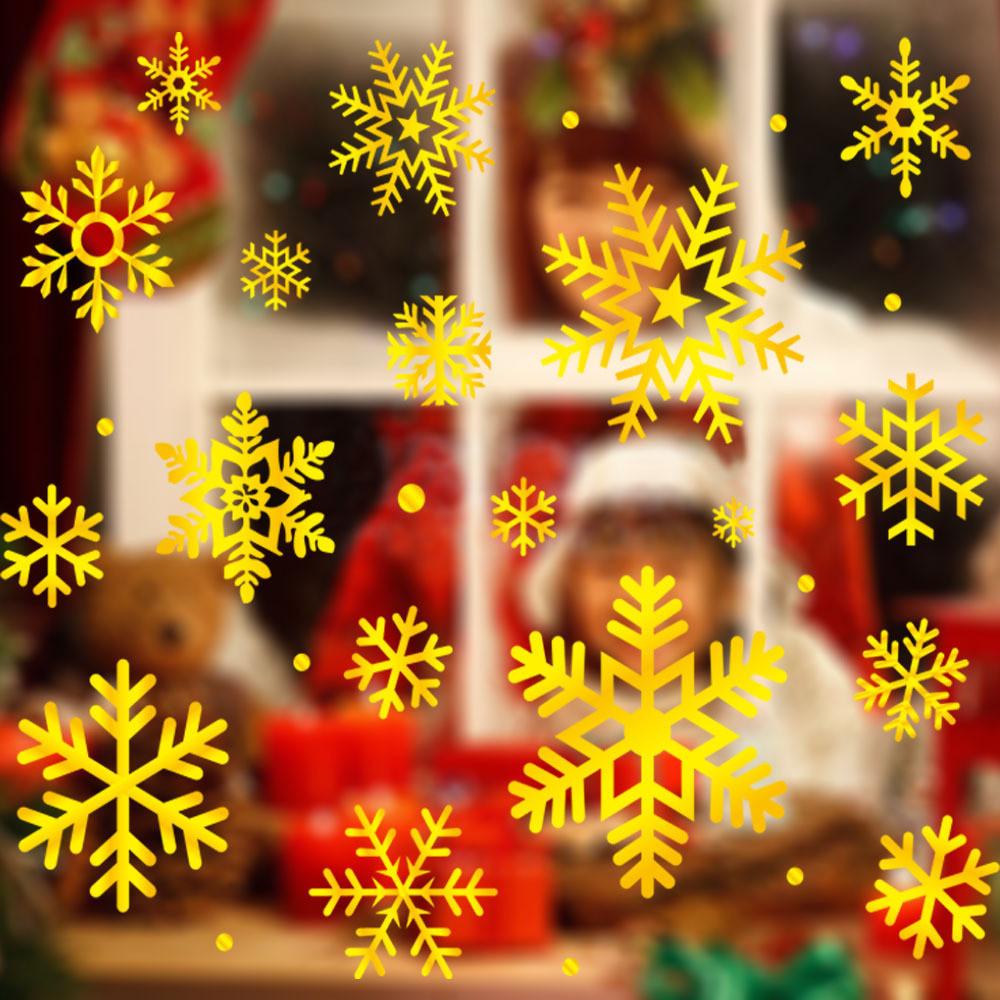 New Pvc Christmas Static Cling Window Decor Featuring Festive Santa Claus Design