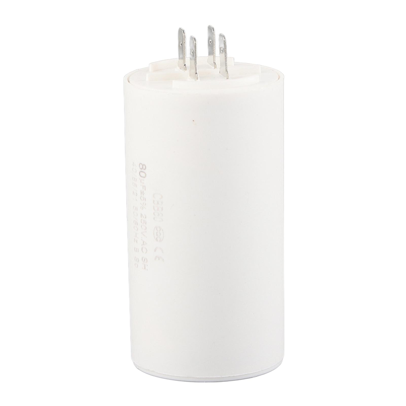 

CBB60 Cylinder Shaped Run Capacitor AC 250V 80uF 5060HZ for Motor Pump