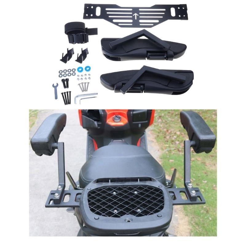 Motorbike Accessories Motorcycle Rear Seat Child Safety Armrest for Electric Vehicle Scooter Handrail Passenger Handle