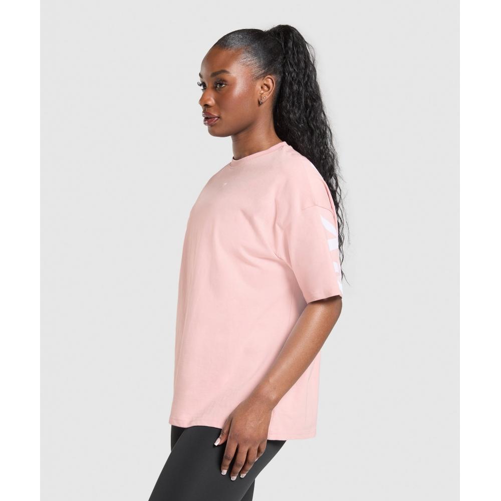 Gymshark Wordmark Graphic T shirT lifT Pink B3c2l Kcpr