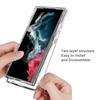 PET Front Screen Protector Phone Case For Samsung Galaxy S23 S24 S25 Ultra S22Plus Hard Plastic Frame Transparent TPU Back Cover