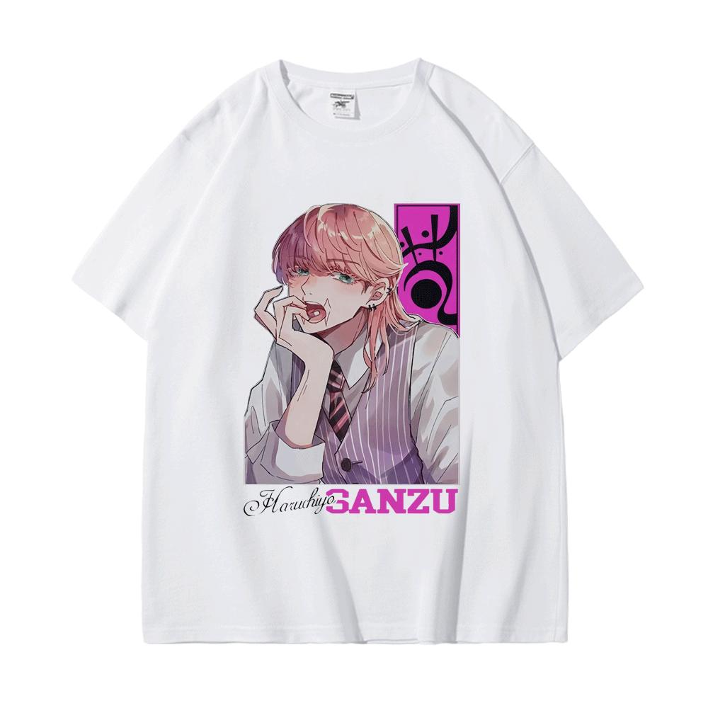 Japan Anime Tokyo Revengers Sanzu Haruchiyo Print Cool Women Men T Shirt Fashion Cartoon Summer Casual Oversize Short Sleeve T-shirt