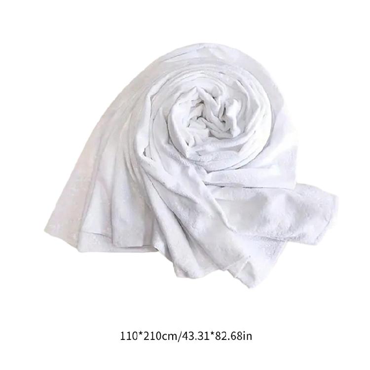 Natural  Ehram Ahram Hajj and Umrah Towel Set Ihram for Men 110×210 Cm (43×82.68 In) Islamic Clothing Ihram Towel Set