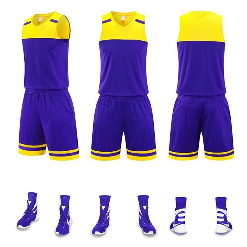 Tuta da Basket, Tuta Sportiva da Allenamento per Partite, Gilet, Maglia da Uomo Adulto Bambino, Traspirante Estiva da Donna