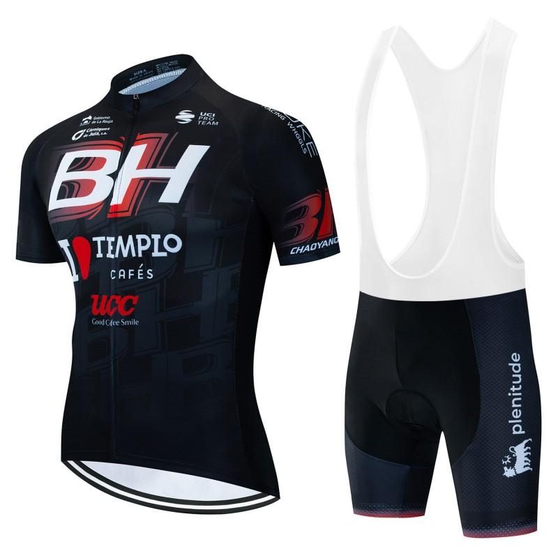 Mens Cycling Jersey Set Breathable Short Sleeve Road Mountain Bike Riding Gear