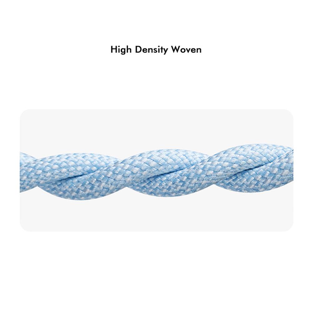 ENKAY 1.5m 60W Type-C to Type-C Fast Charging Cable Braided Phone Data Cord
