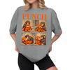 Women's Casual Printed T-Shirt Round Neck Pullover Short Sleeve Top