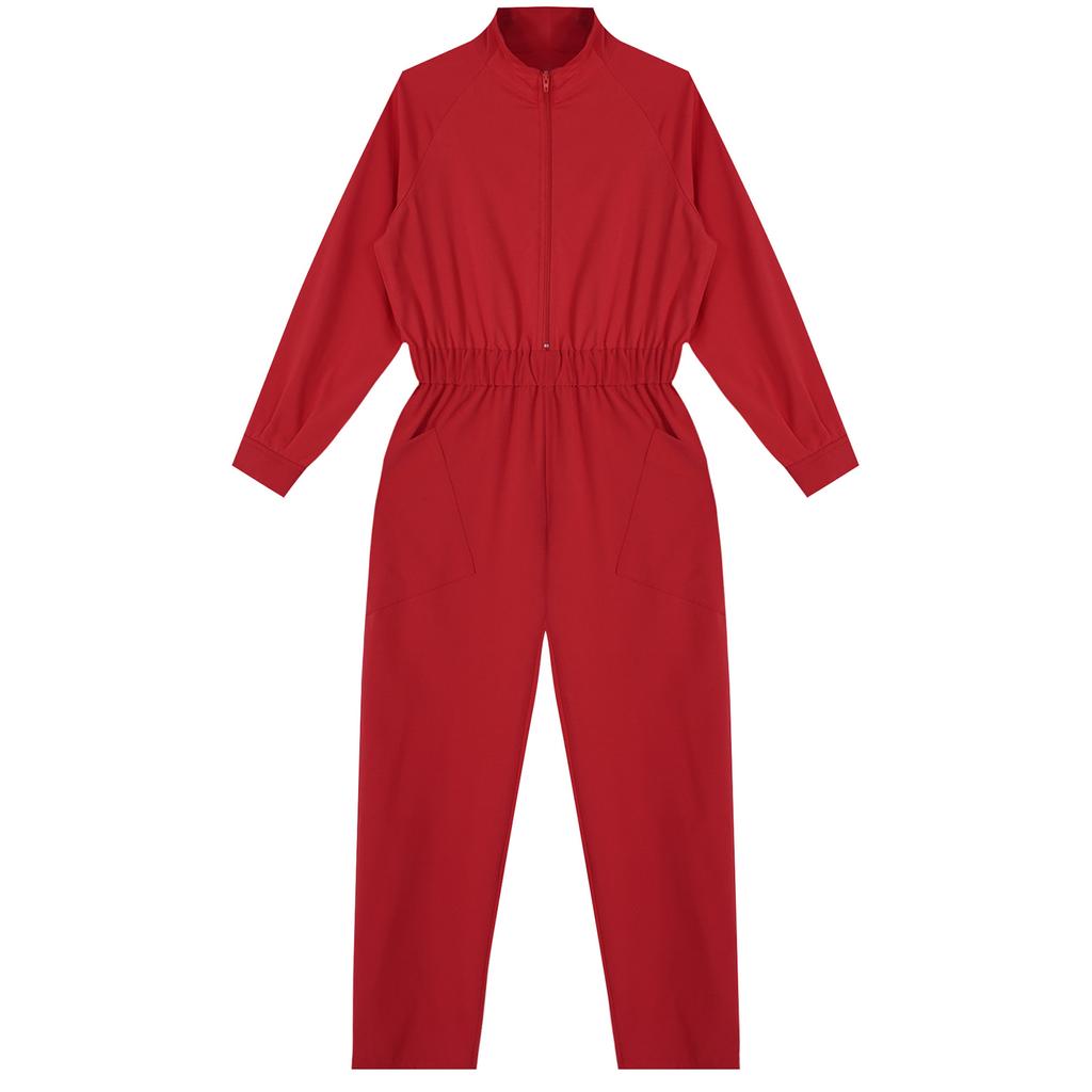 Copii Băieți Fete Salopete cu mânecă lungă cu fermoar în față Salopetă de Halloween Costum de mecanic costum de petrecere elegantă