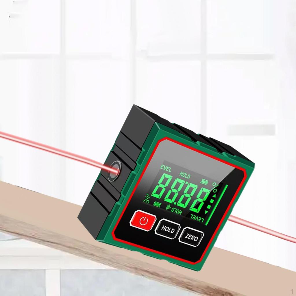 Digital Angle Finder Gauge Portable Inclinometer for Carpenters Home 2 sided Magnetic
